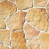 Enhance your interior wall with this flexible stone veneer in earthy tones, showcasing a natural field stone texture perfect for a decorative panel.