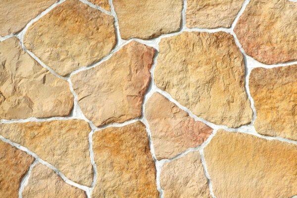 Field Stone 2 Enhance your interior wall with this flexible stone veneer in earthy tones, showcasing a natural field stone texture perfect for a decorative panel.