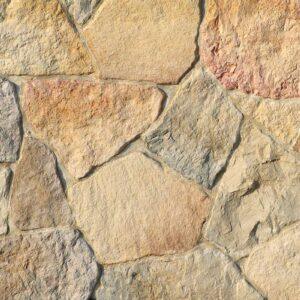 Achieve a rustic aesthetic with this flexible stone veneer, showcasing a multi-toned color palette and natural texture, ideal for interior walls and exterior facades.