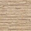 Muretto Stone flexible stone veneer in a brick pattern with a textured, natural finish, ideal for an interior wall or exterior facade.