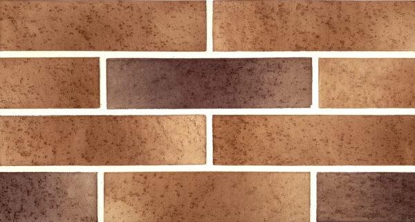 Split Brick 4 Split brick flexible stone veneer in brown and tan hues offers a classic brick look for interior walls, contact us via Facebook or WhatsApp for details.