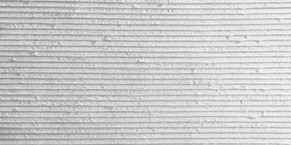 Flomary Square Line Stone flexible tile with a linear texture in a light color, perfect for modern interior walls or a stylish exterior facade.