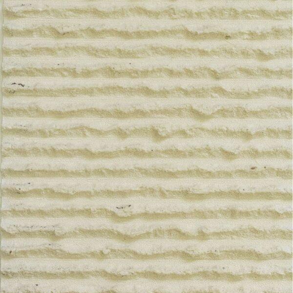Round Line Stone 3 Flexible stone veneer with a horizontal line pattern in a light beige color, ideal for interior wall cladding or creating a modern decorative panel.
