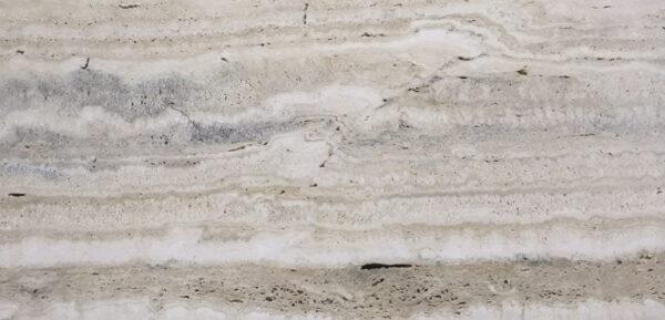 Florence Italian Travertine flexible stone veneer with vein-cut pattern and earthy tones, ideal for durable interior wall cladding and decorative panels.